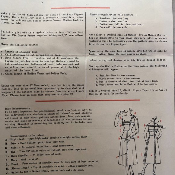Vintage Advanced Demonstration Sewing Pattern - Picture 11 of 16